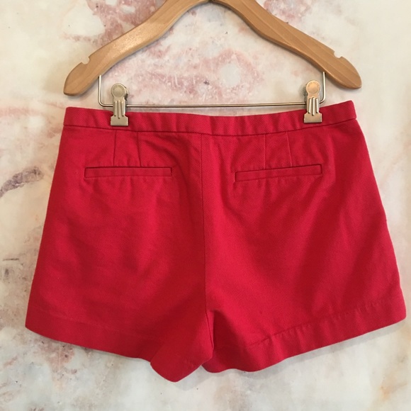 J. Crew EUC Pink Pique Pleated Shorts - Picture 2 of 4